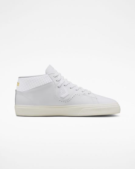 Men's Converse CONS Louie Lopez Pro Mono Leather Skate Shoes White | AU 9C635K